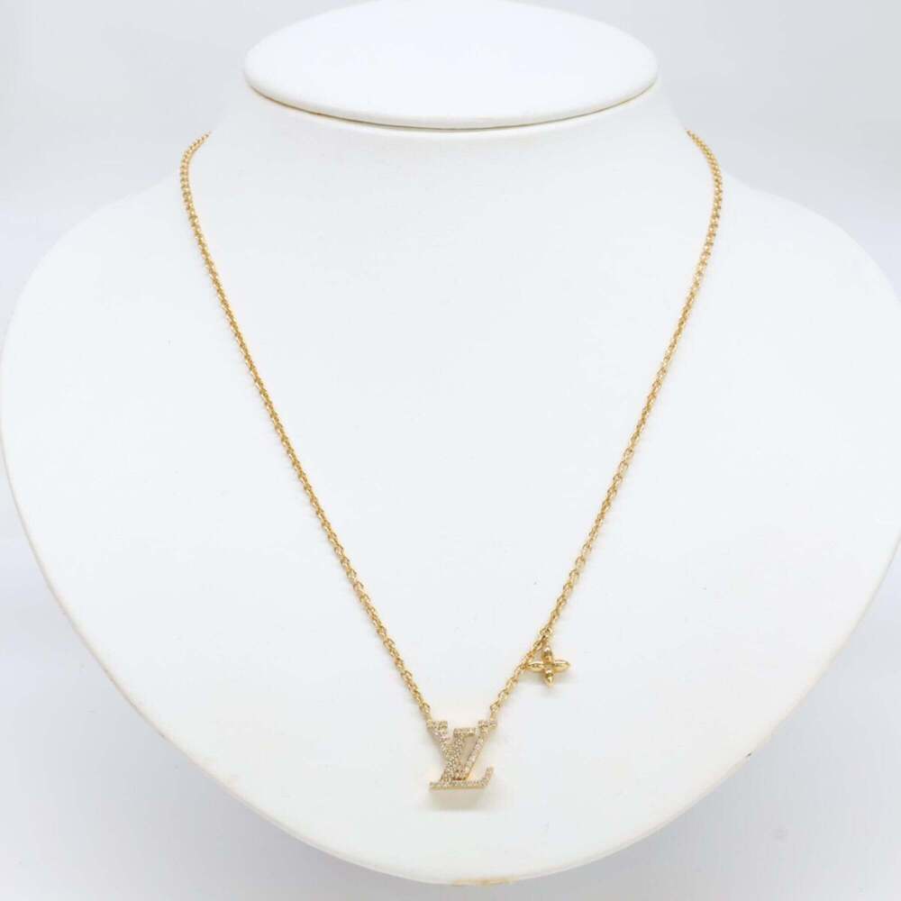 LOUIS VUITTON Gold Necklace - Picture 9 of 10